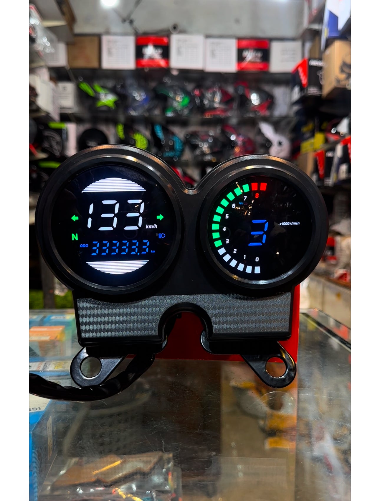 Motorcycle KTM Yamaha YBR125 Suzuki GS150 Universal Digital Meter Double Dial
Universal Motorcycle Dual Round Digital Meter For Yamaha YBR125 Honda Suzuki