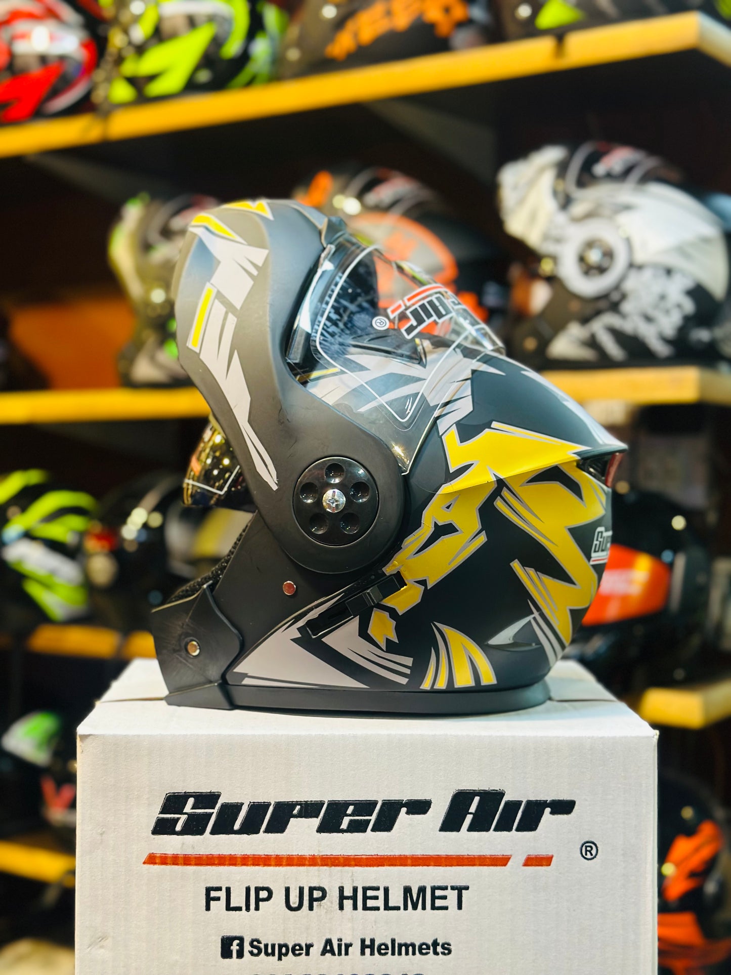 Superair 275 Helmet ABS quality unbreakable & washable padding ( Made in Pakistan 🇵🇰 )