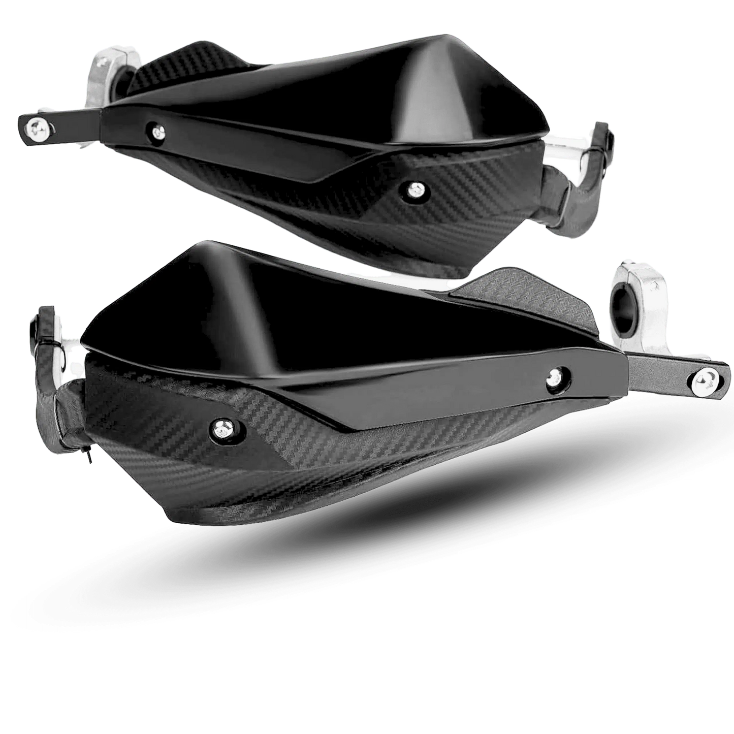 HAND GUARD METAL CARBON FIBER LEVER PROTECTOR MOTORCYCLE BIKE