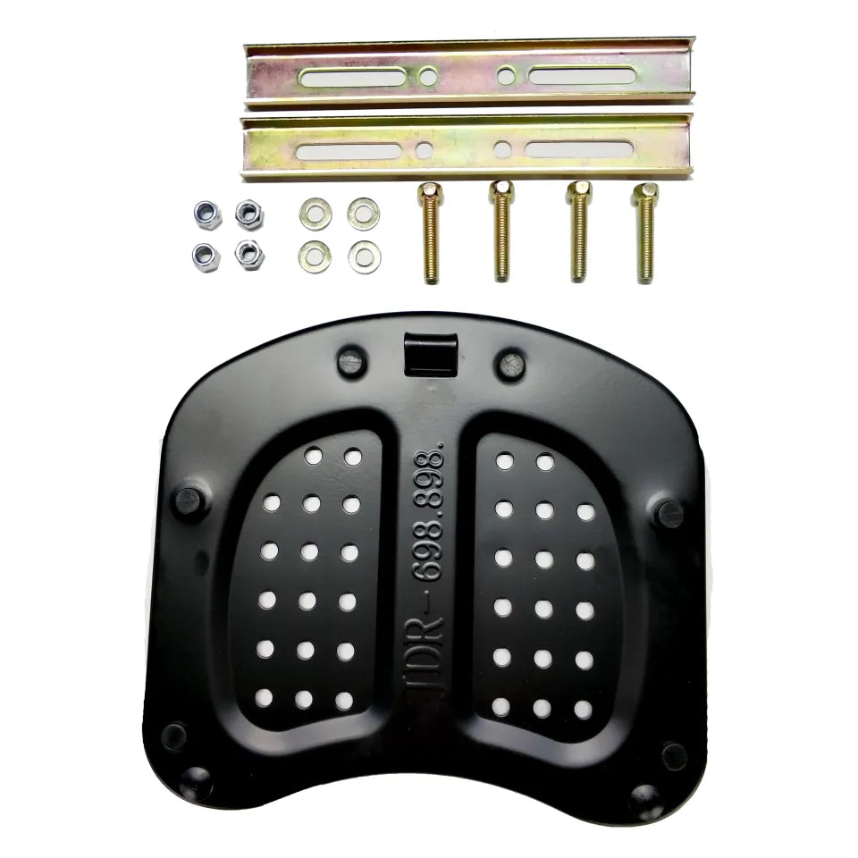 JDR Tail Box – 45 Liter – Metal Plate – Top Luggage Container – LED Flasher Light – Motorcycle