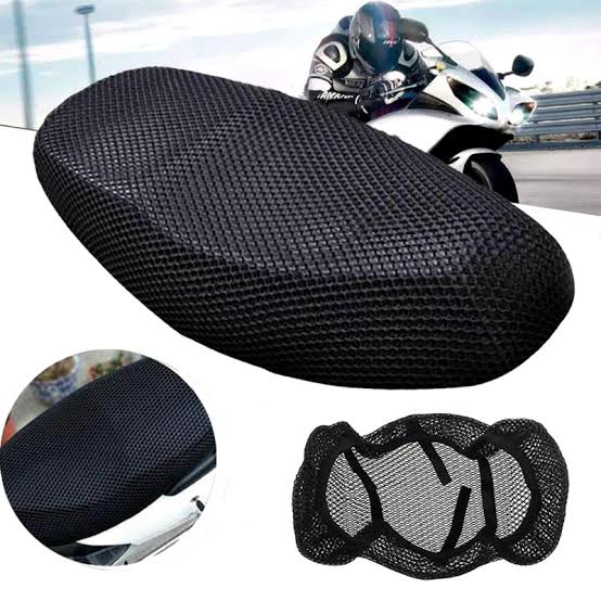 HeatProof Cool Motorcycle breathable 3D Seat Mesh Cover 10mm