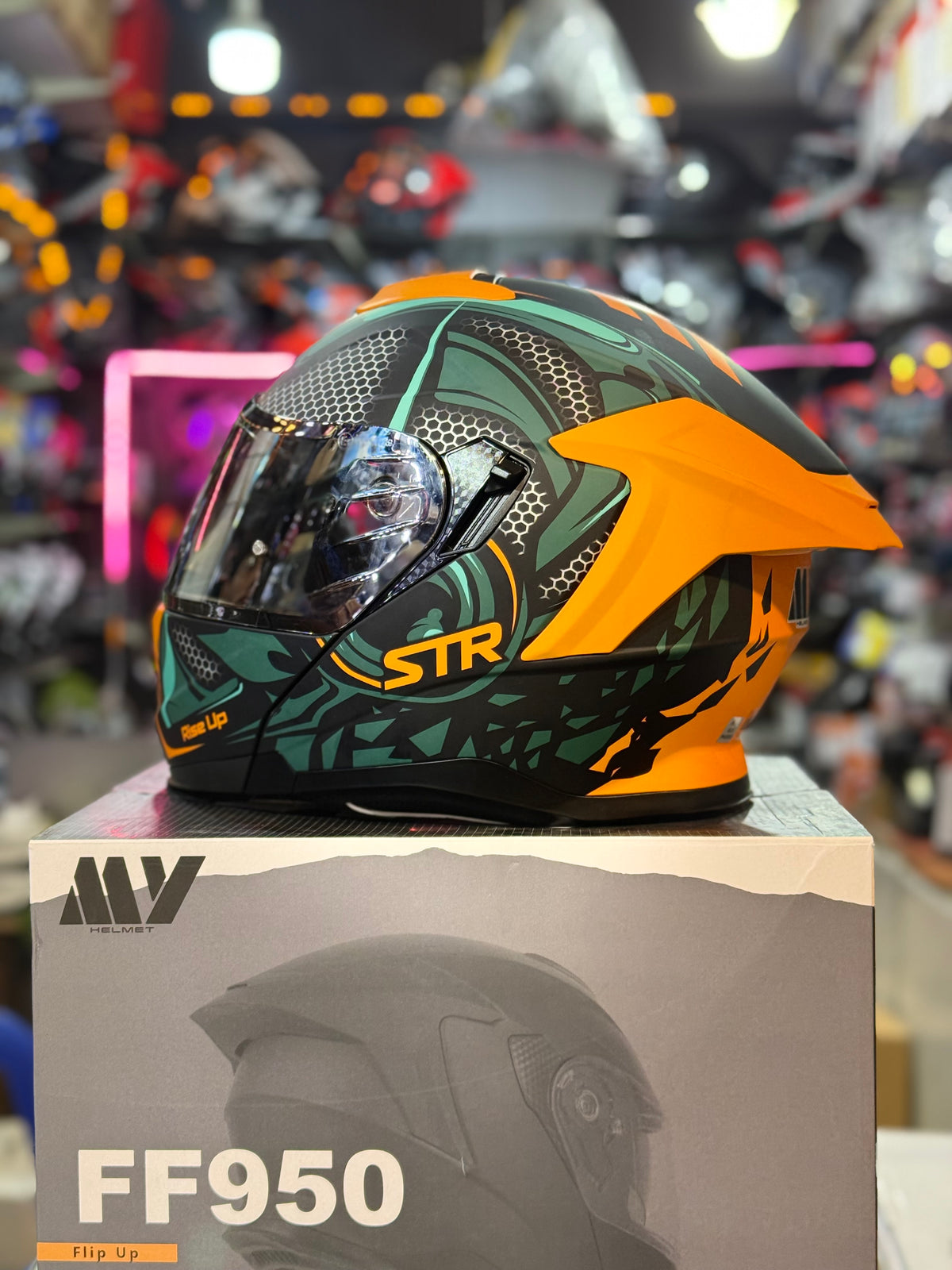 MY HELMET FF 950 ECE 22.06 Certified Full-Face Motorcycle Helmet with Dual Visor
