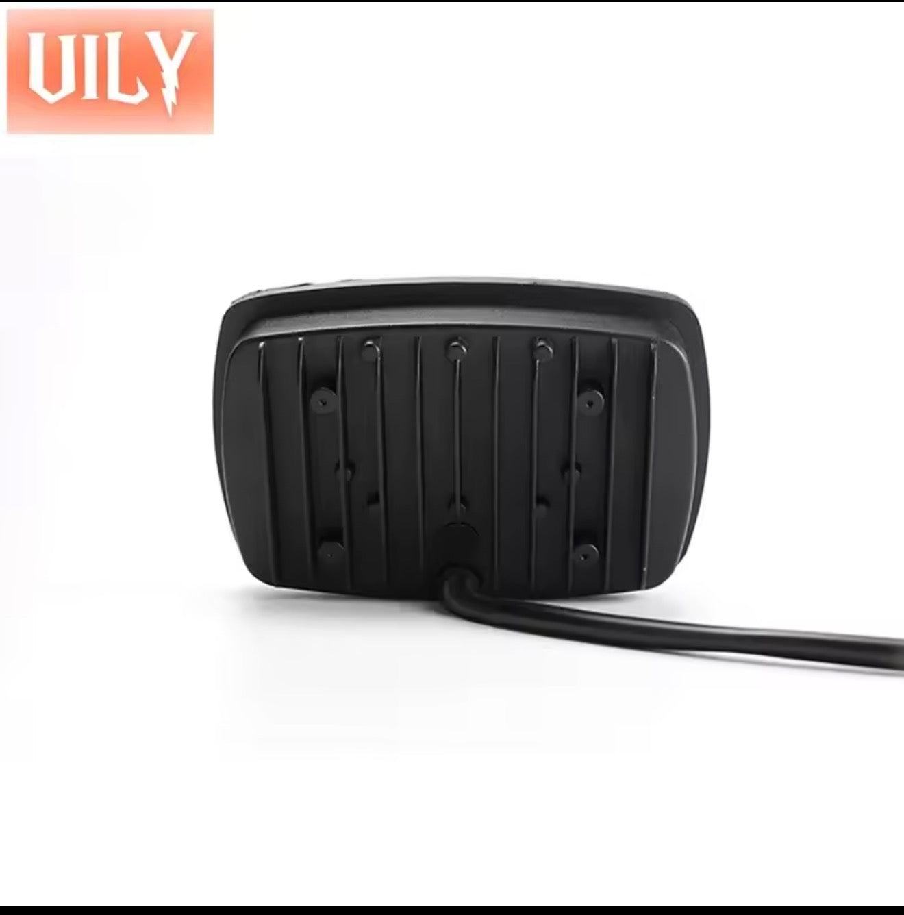 1Pcs 4" Square LED Headlamp for Motorcycle Refitting Headlamp Angel Eye Cart Car Work Lamp Motorcycle Light Assembly Waterproof