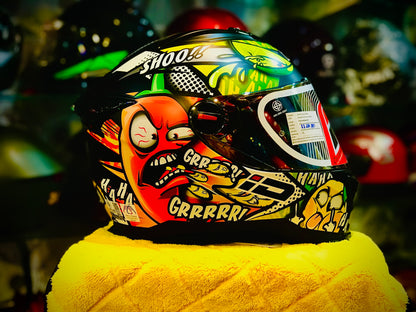 ID Spartan Full face ECE and TIS Certified helmet