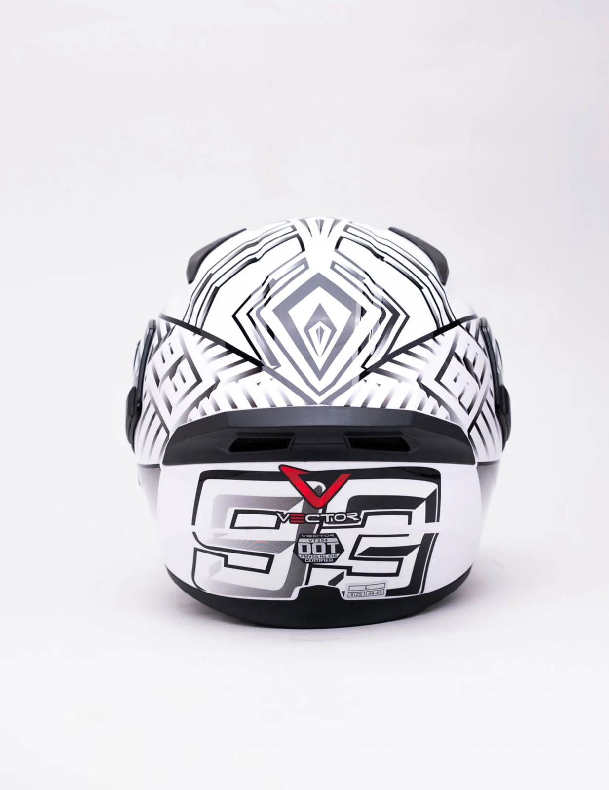 Vector 254 DOT certified Flip up helmet washable paddings