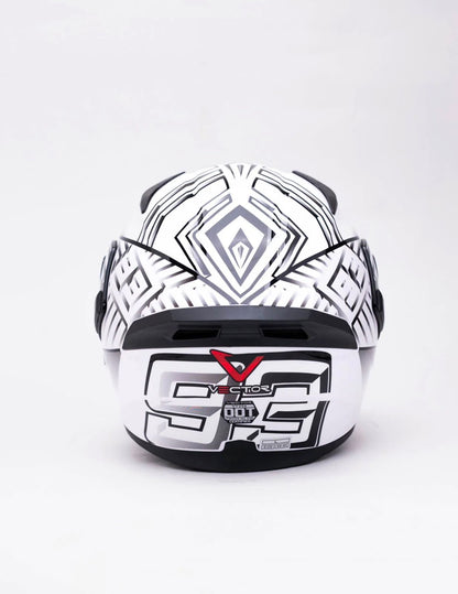 Vector 254 DOT certified Flip up helmet washable paddings