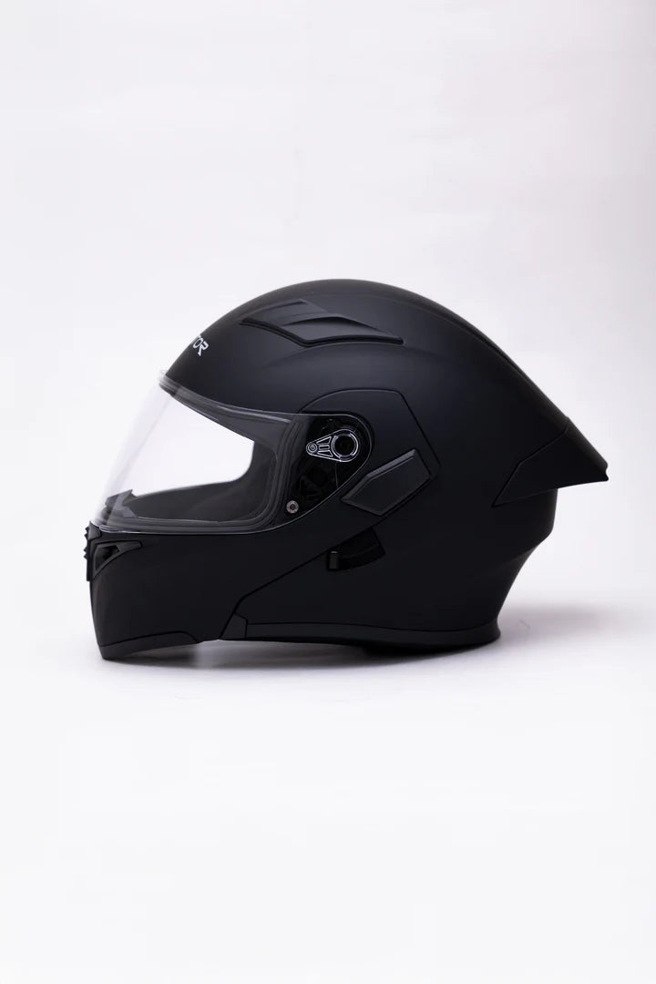 Vector knight 254 Prime Matt Black  with Polarise Visor  DOT certified Helmet Modular helmet