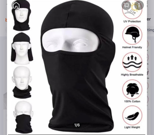 Full Face mask balaclava Face mask summer