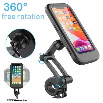 Rain-proof Phone Holder Bike Phone Mount for Motorcycle Universal Waterproof