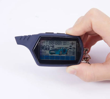 C K Two 2 Way LCD Motorcycle Alarm System Remote Control Vibration Alarm Theft Protection Moto Scooter Motor Security Alarm Engine Start