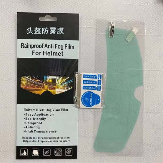 Universal Motorcycle Helmet Visor Film Anti Fog for ALL HELMETS FULL FACE | OPEN FACE | MODULAR | FLIP UP