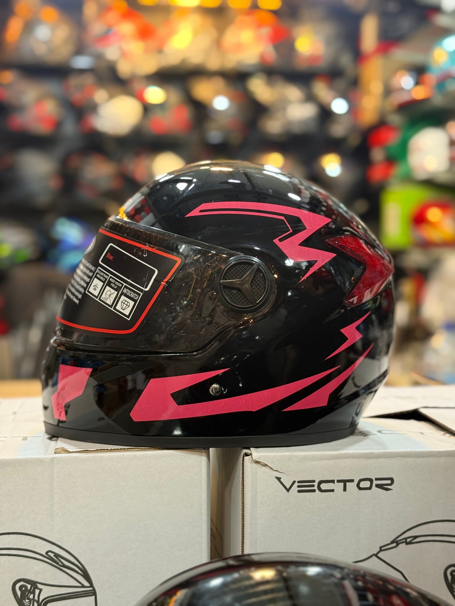 Vector Double light Large Helmet