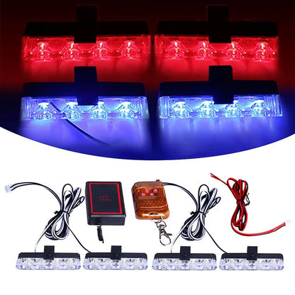 4 pice remote Dolphan Flasher for Motorcycle Police flasher