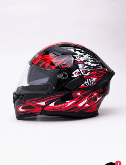 Vector 254 DOT certified Flip up helmet washable paddings