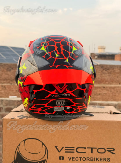 Vector 254 Prime with Polarise Visor  DOT certified Helmet Modular helmet
