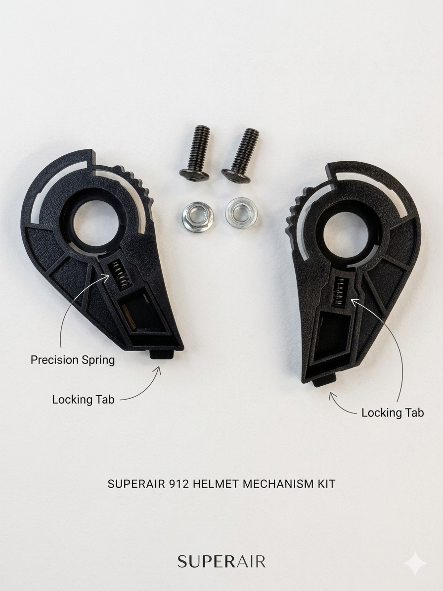 Superair 912 & 915 Premium Replacement Visor Mechanism Kit