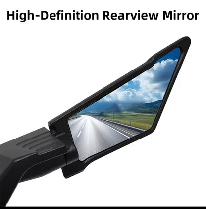Wing mirrors metal body with  every bike fitting . Motorcycle Side View Mirror Wings Rearview Mirror Rotatable Aluminum Side Mirrors 8/10mm Motorcycle Universal Accessories