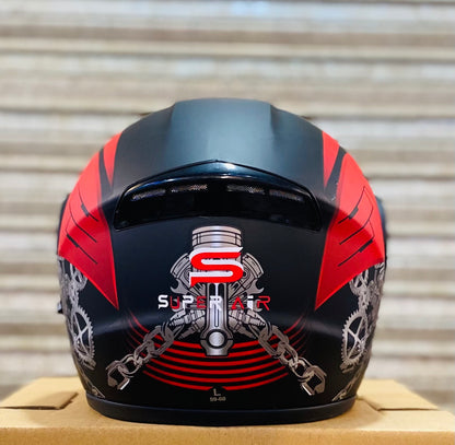 SuperAir 250 Flip up helmet Duel visor washable Padds nonreflection visor