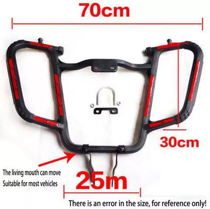 UNIVERSAL MOTORCYCLE REFLECTIVE CRASH PROTECTOR BAR (SAFE GURAD) Butterfly  FOR YAMAHA YBR , YBR-G, YBZ , HONDA CB150F, HONDA CB125F, GR150, GS150 Leg Guard (imported)