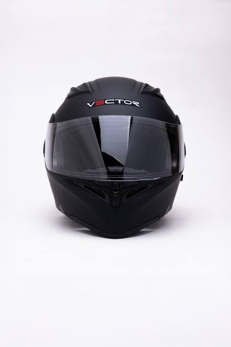 Vector knight 254 Prime Matt Black  with Polarise Visor  DOT certified Helmet Modular helmet