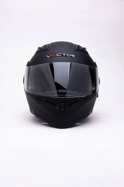 Vector knight 254 Prime Matt Black  with Polarise Visor  DOT certified Helmet Modular helmet