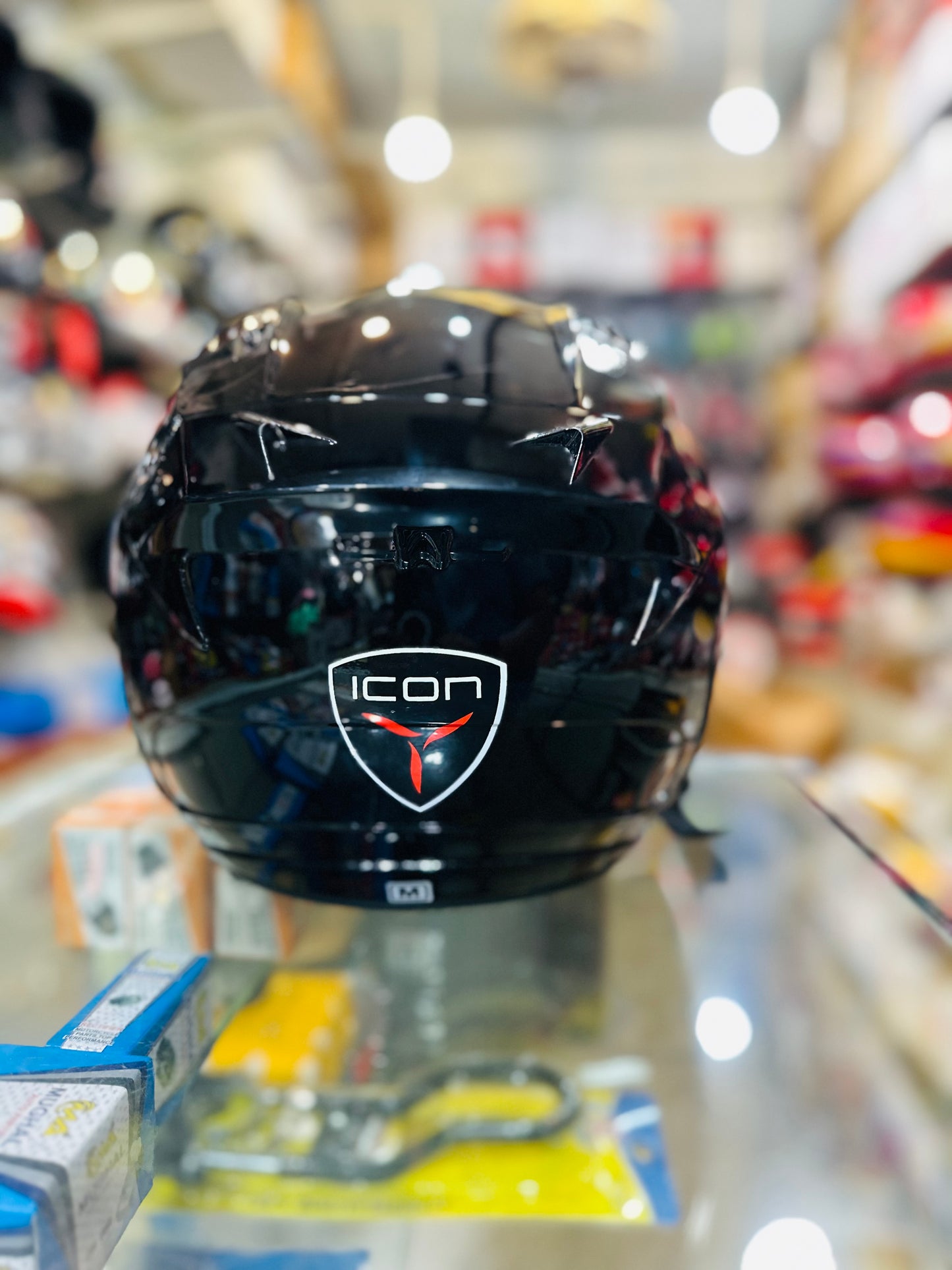 Buraak & iCon half face Helmet (imported ) matt black black