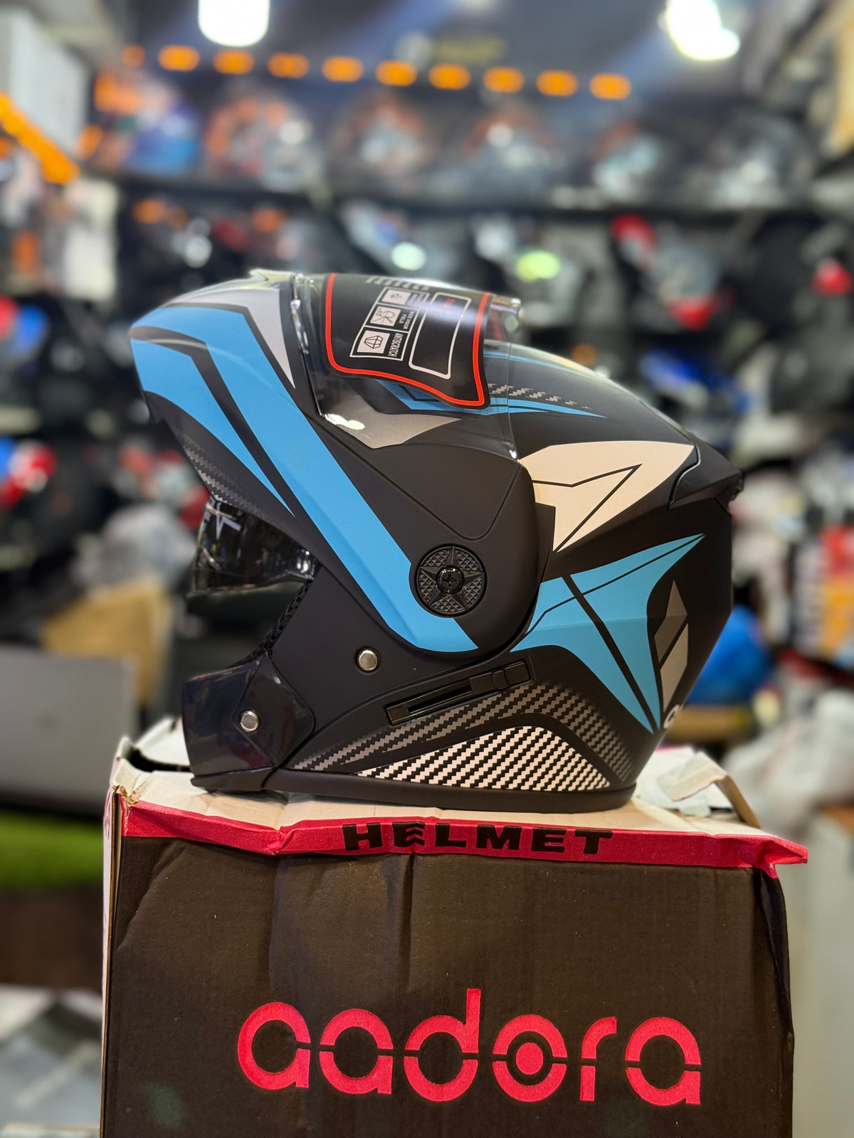 Imported Flip up modular helmet