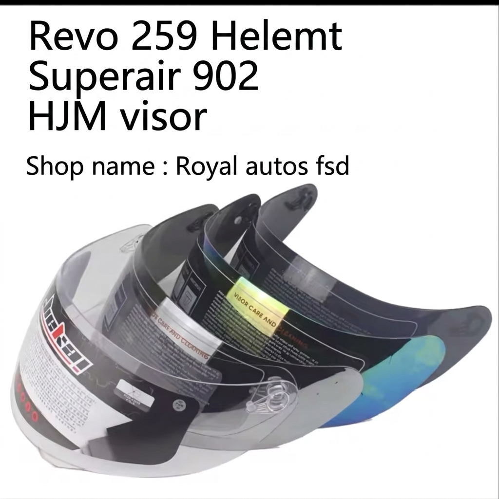 Visor Of superair 902 & Revo 259 Helmet & JHM Helmet DOT