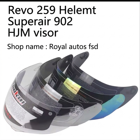 Visor Of superair 902 & Revo 259 Helmet & JHM Helmet DOT