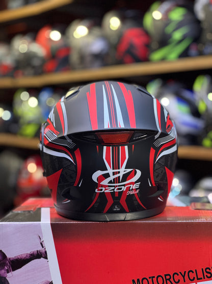 Ozone Flip up Helmet Duel Vios & washable padding unbreakable