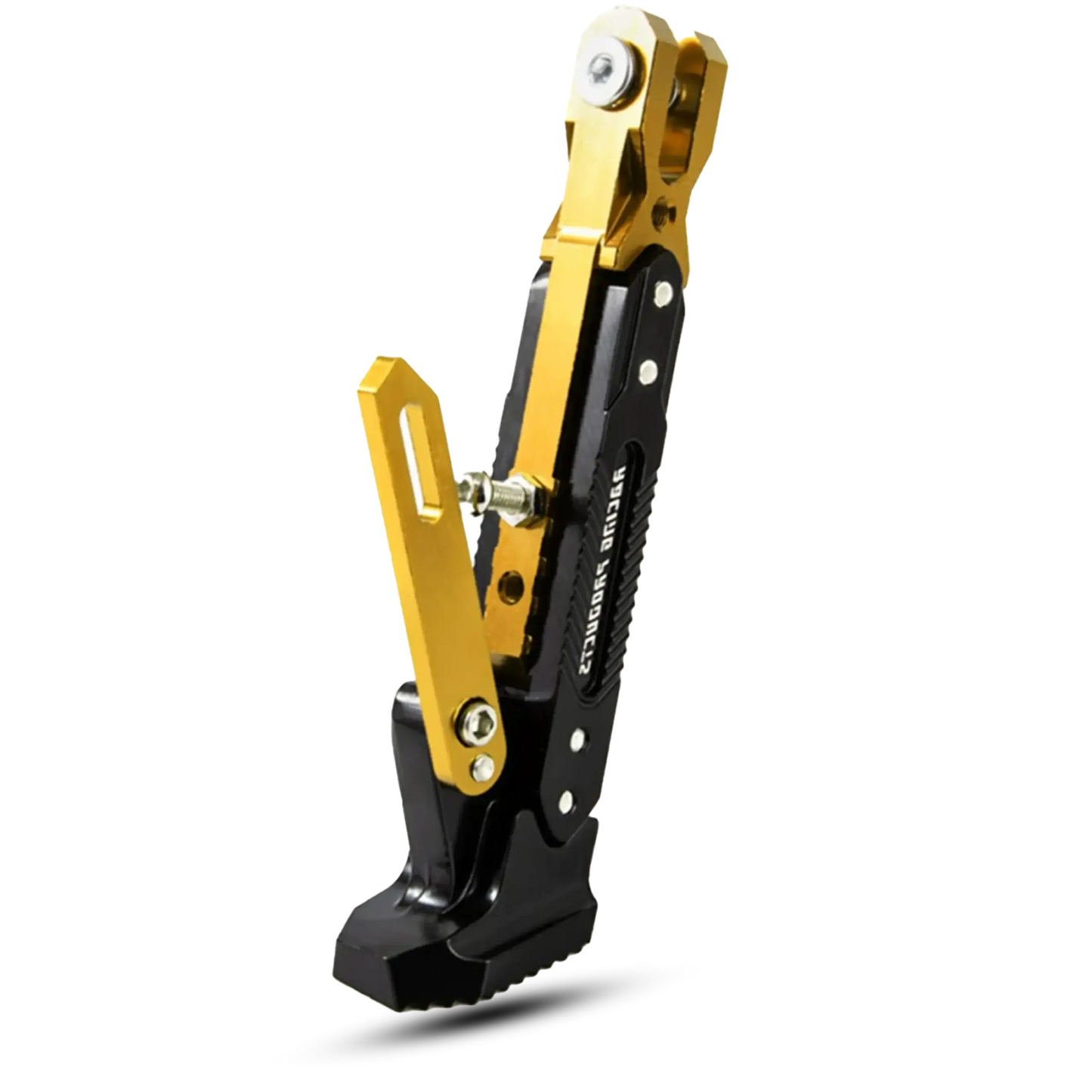Universal Adjustable Aluminum Alloy Motorcycle Foot Side Support Stand Black