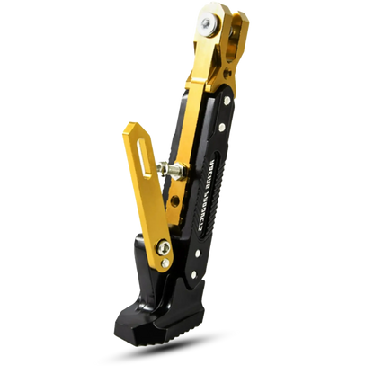 Universal Adjustable Aluminum Alloy Motorcycle Foot Side Support Stand Black