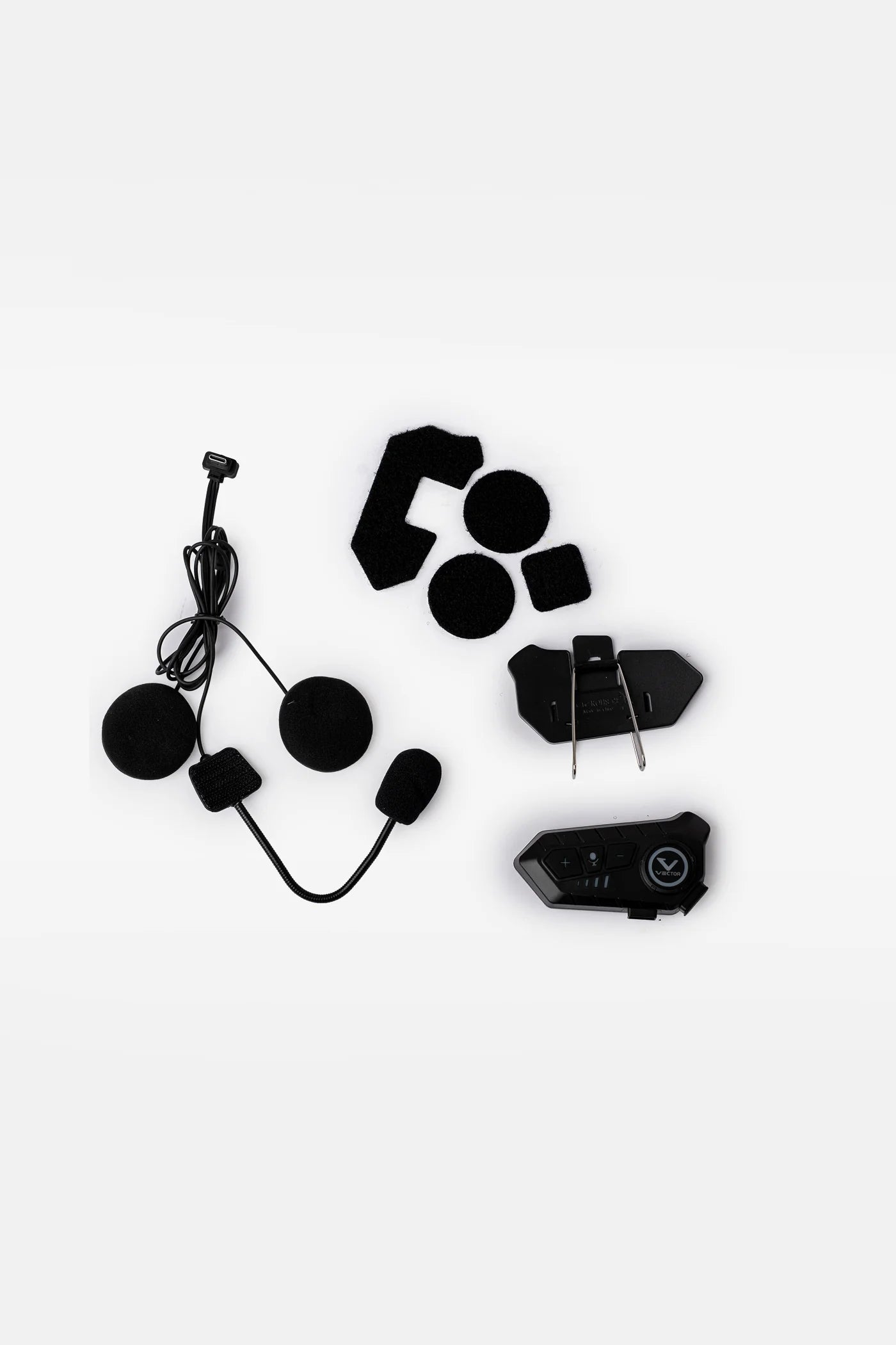 Vector Hard Mic Motorcycle Helmet Headset Bluetooth