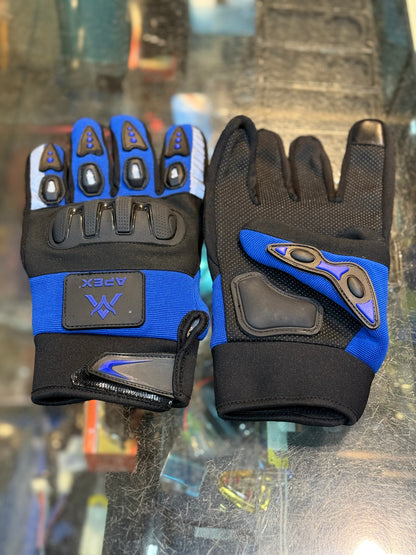 Apex Safety Gloves Strong Grip , Touch mobile sensor ,  2 Reflector glow in night & washable