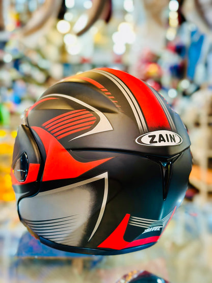Zain Flip up Helmet Duel visor with  washable padding