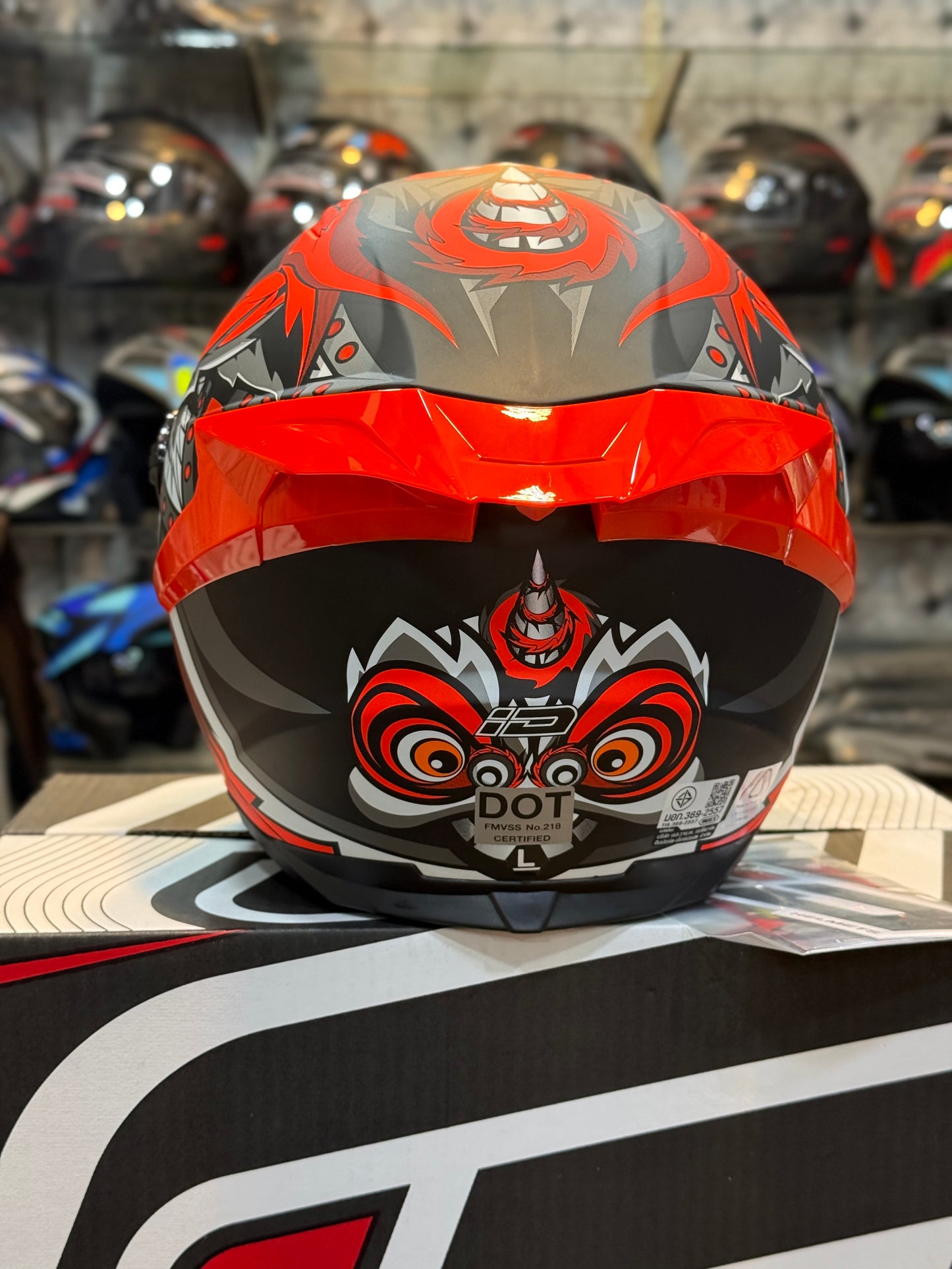 ID spartan limited Addition DOT certified helmet
