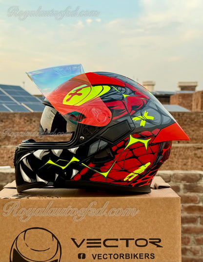 Vector 254 Prime with Polarise Visor  DOT certified Helmet Modular helmet