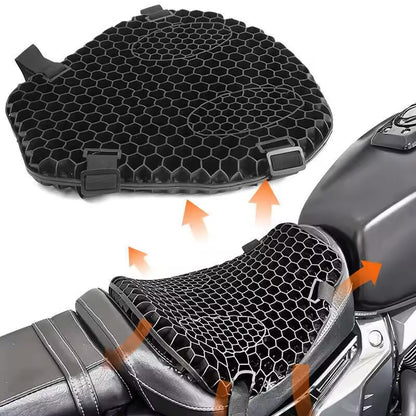 Universal Motorcycle Seat Cushion Cover Comfort Gel Pillow Pad Pressure Relief