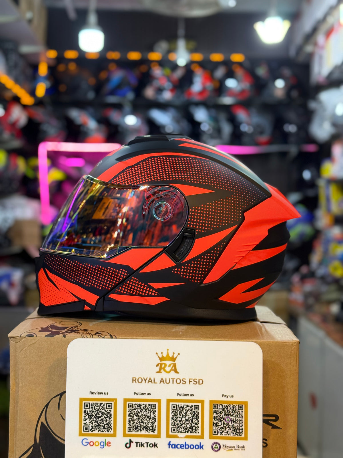 Vector 265 with Polarise Visor  DOT certified Helmet Modular helmet