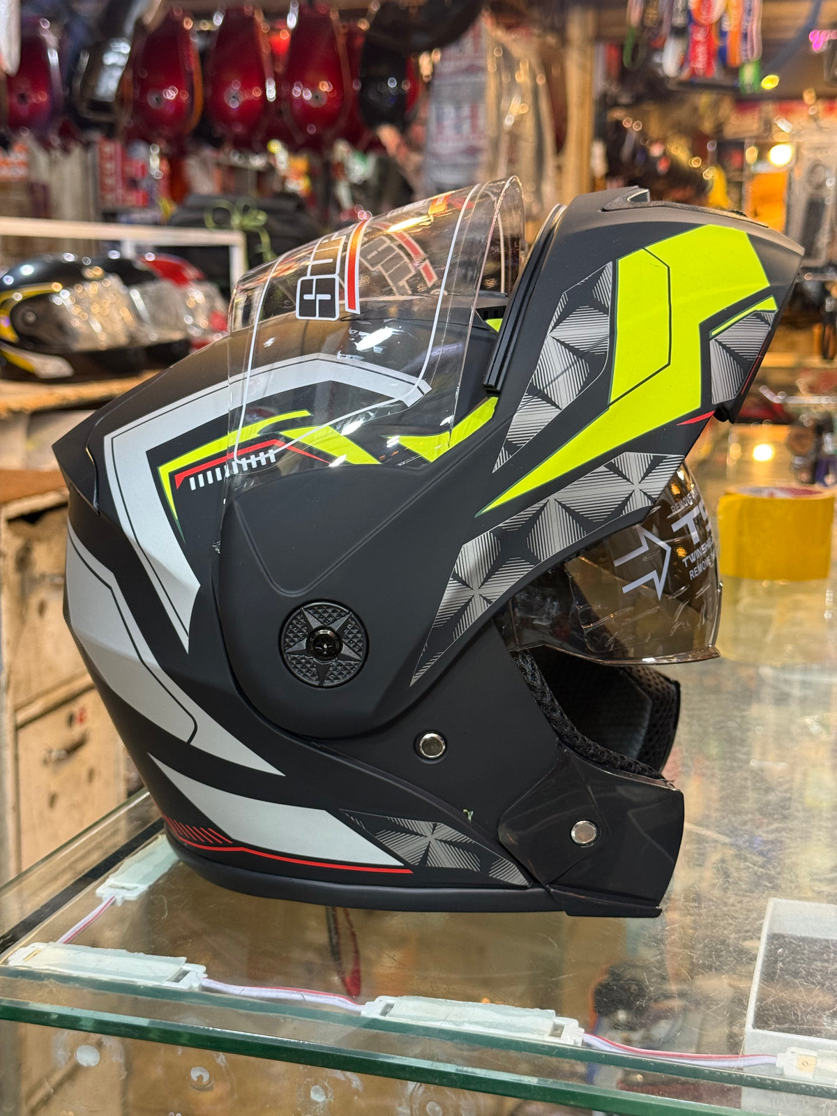 Imported Flip up modular helmet
