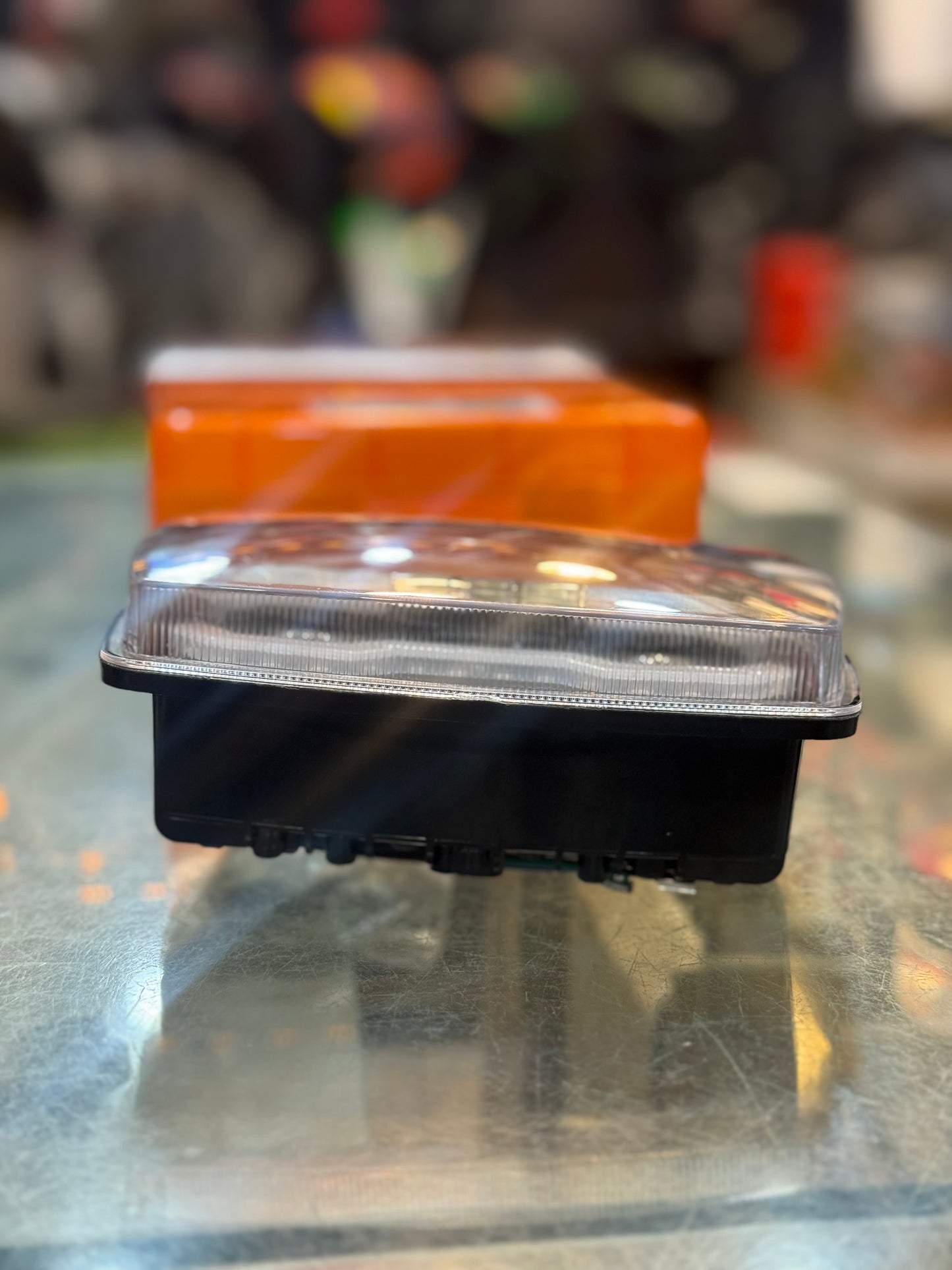 1Pcs 4" Square LED Headlamp for Motorcycle Refitting Headlamp Angel Eye Cart Car Work Lamp Motorcycle Light Assembly Waterproof