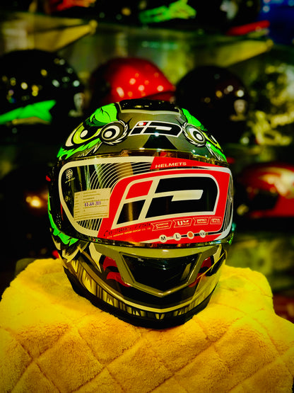 ID Spartan Full face ECE and TIS Certified helmet