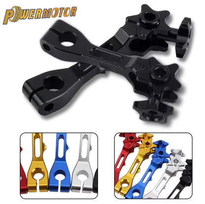 Pair of Break Killi set   Motorcycle Rear Brake Rocker CNC Adjustable Tension Lever Motorbike Pit Dirt Bike ATV Universal Modification Part Accessories