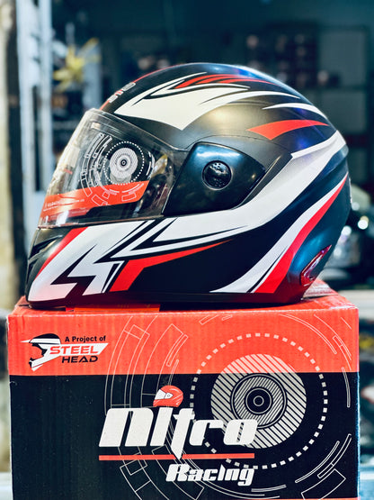 Nitro Helmet (Graphic ) unbreakable helmet