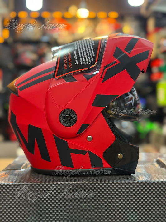 Nice Flip up helmet Duel visor washable Padds nonreflection visor