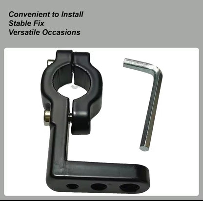 Motorcycle Spotlight Mount Brackets Adjustment Pole Clamp Front Fork Lamp Mount Pole Brackets For Night Riding Outdoor Adventure