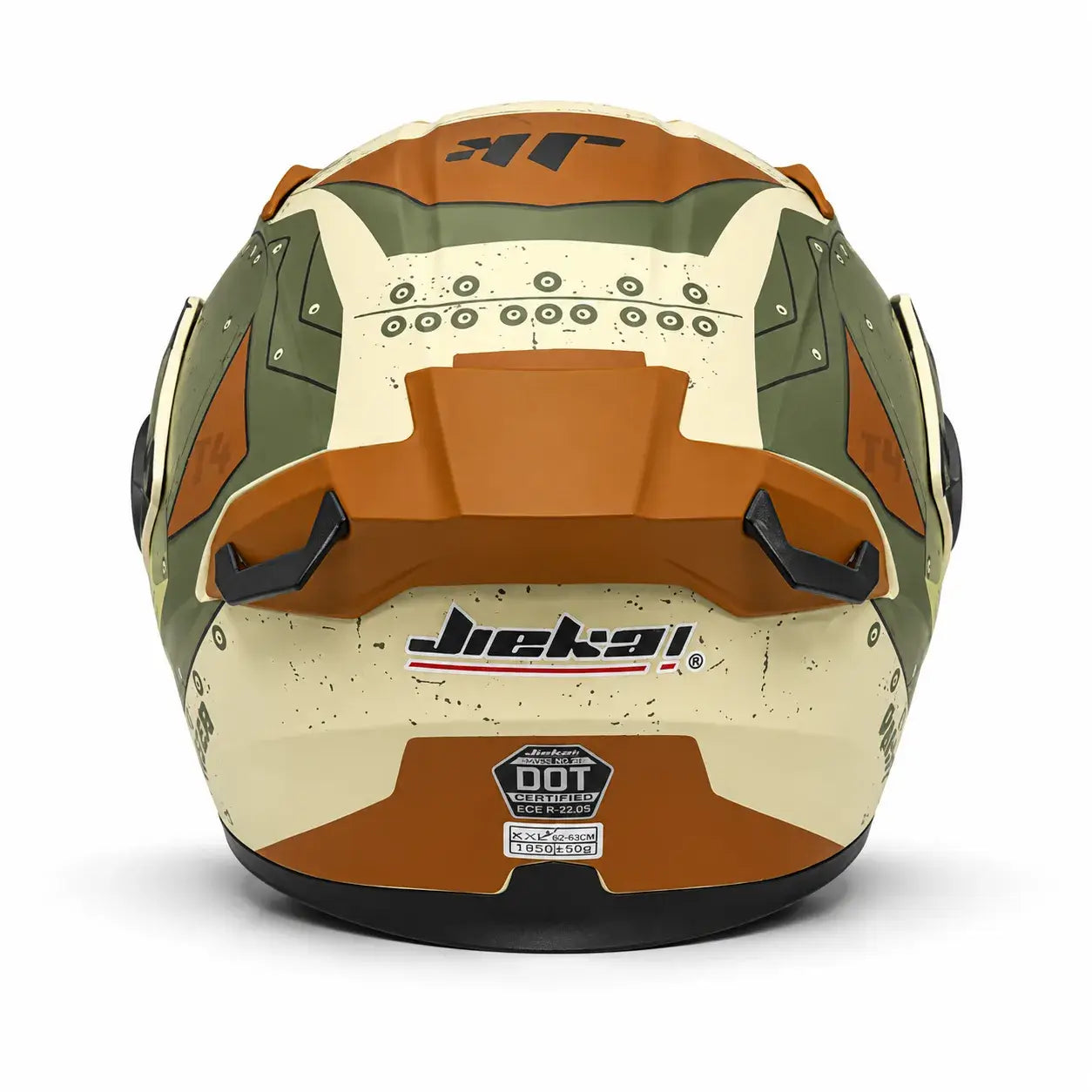 Jiekai JK902 – DOT Certified – Flip Up – Dual Visor – Built In Spoiler – Ventilation