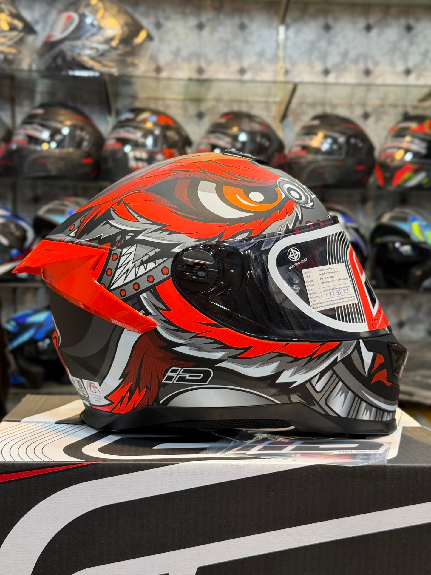 ID spartan limited Addition DOT certified helmet