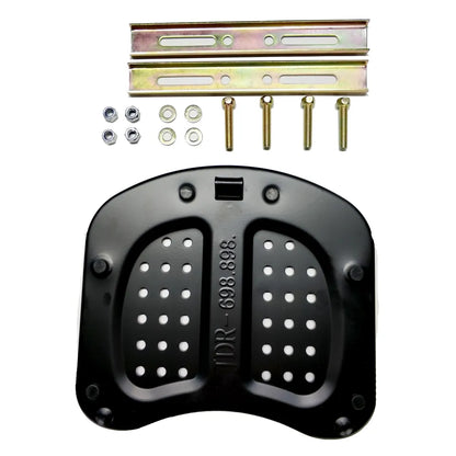 JDR Tail Box – 45 Liter – Metal Plate – Top Luggage Container – LED Flasher Light – Motorcycle