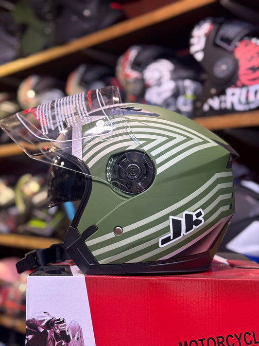 Jiekai 512 DOT certified Double Visor Helmet